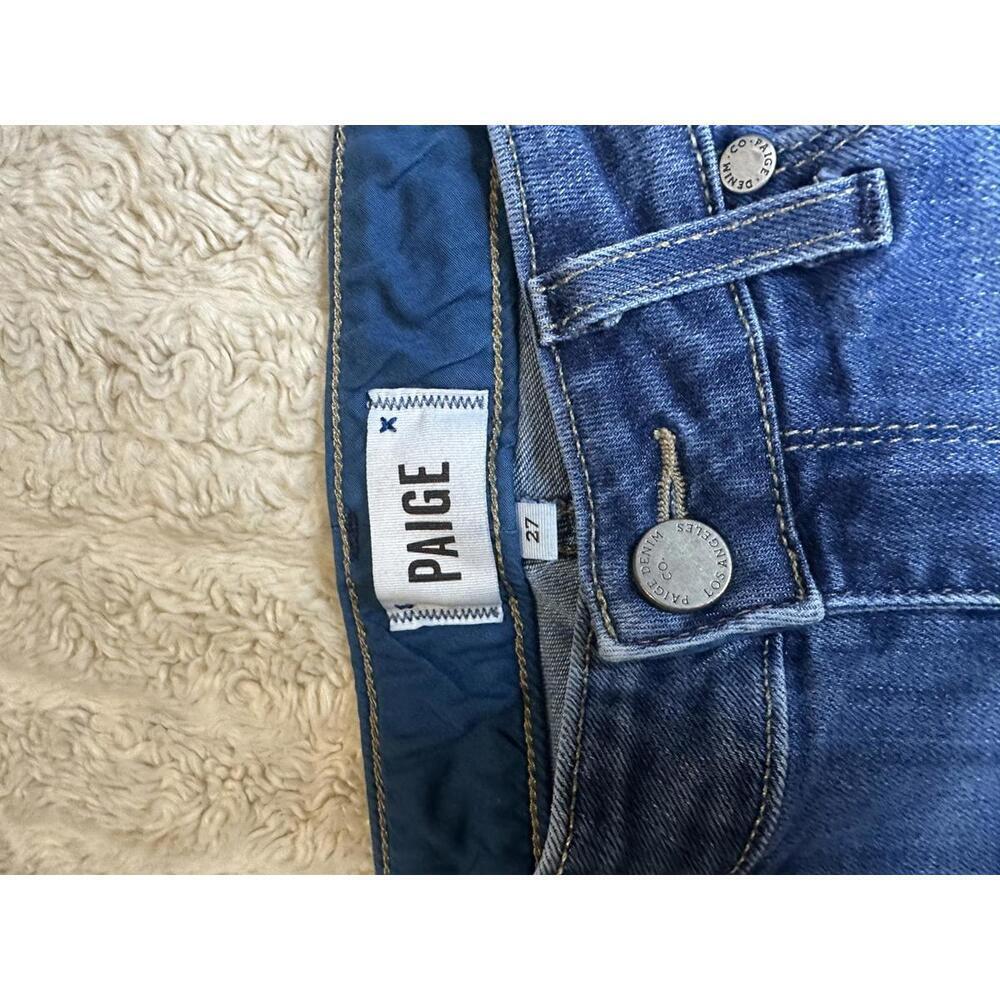 Paige Skyline Ankle Peg Y2K Bridgette medium wash modern skinny jeans Size 27 - Picture 4 of 10
